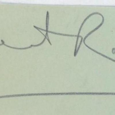 Gilbert Roland signature cut