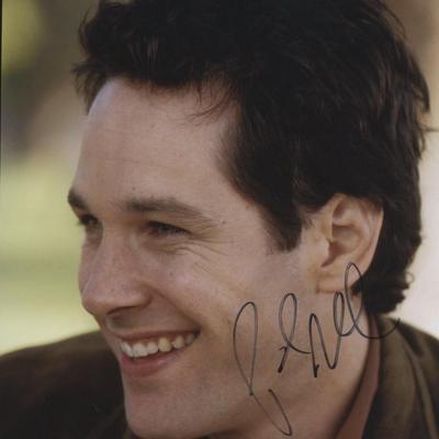 Paul Rudd signed photo