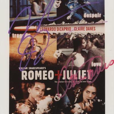 Romeo + Juliet signed movie photo