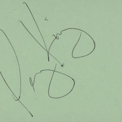 Perry King signature cut