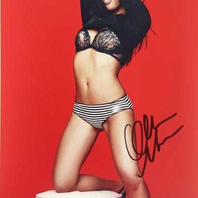 Olivia Munn signed photo