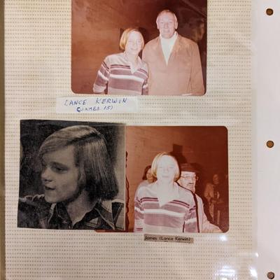Lance Kerwin Original Photo Album Page