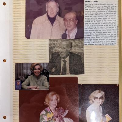 Dr. Joyce Brothers and Sammy Cahn Original Photos