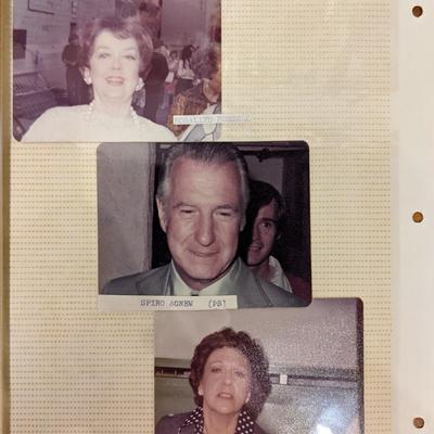 Spiro Agnew and Jean Stapleton Original Photos
