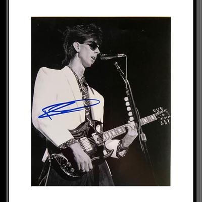 The Cars Ric Ocasek signed photo. GFA Authenticated