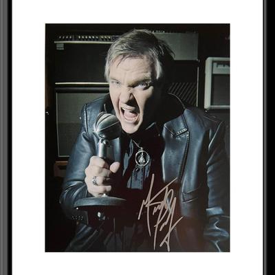 Musician Meatloaf signed photo. GFA Authenticated