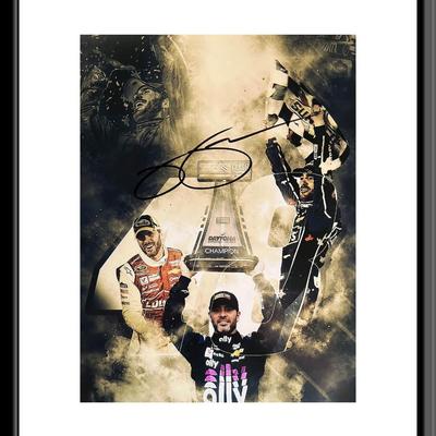 Racecar Driver Jimmie Johnson signed photo