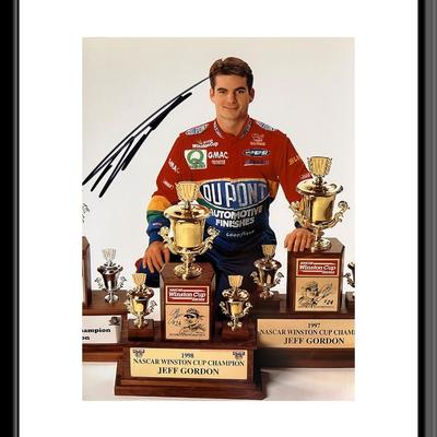 NASCAR Champion Jeff Gordon signed photo