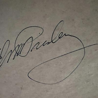 Elvis Presley original signature