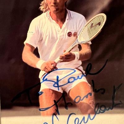Vitas Gerulaitis signed photo