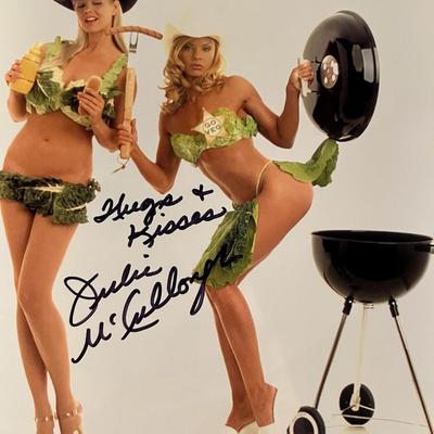 Playboy model Julie McCullough signed photo