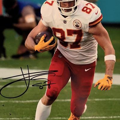 Kansas City Chiefs Travis Kelce signed photo