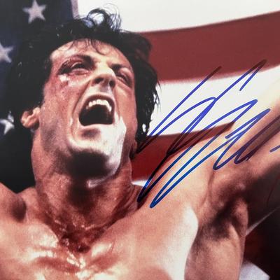 Rocky Sylvester Stallone signed photo