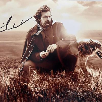Dances with Wolves Kevin Costner signed photo