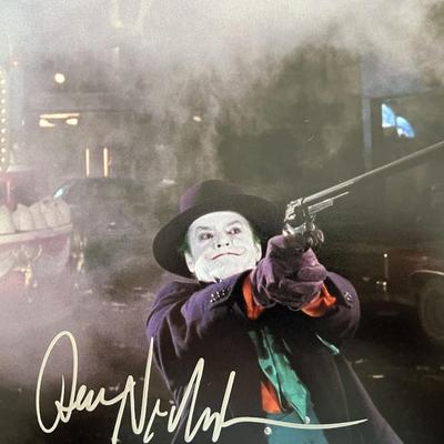 Batman Jack Nicholson signed photo