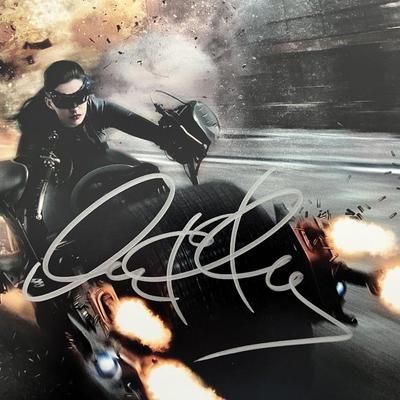 The Dark Knight RIses Anne Hathaway signed photo