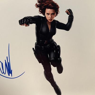The Avengers Scarlett Johansson signed photo