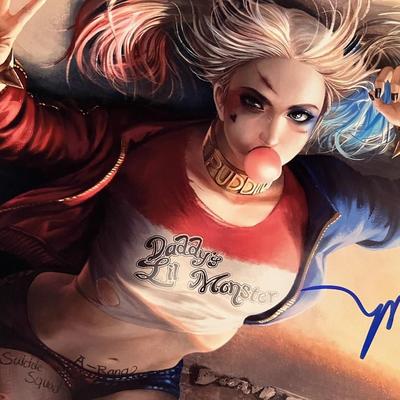 Suicide Squad Margot Robbie signed photo