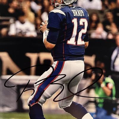 Tom Brady signed photo