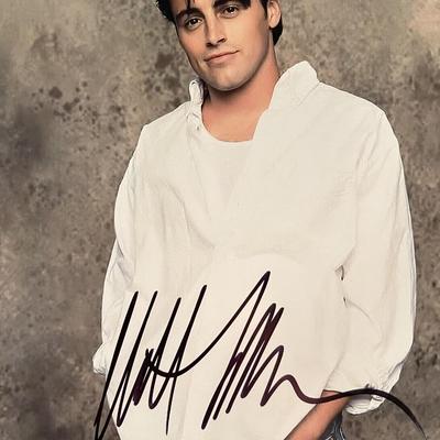Friends Matt LeBlanc signed photo