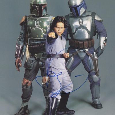 Daniel Logan "Star Wars: Episode II – Attack of the Clones" signed movie photo