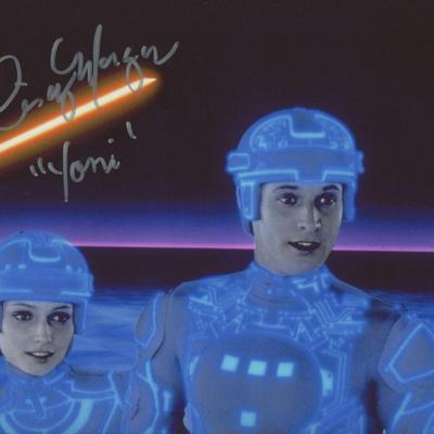 Cindy Morgan "Tron" signed movie photo