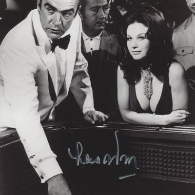 Lana Wood signed "James Bond" movie photo. JSA