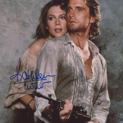 Romancing the Stone Kathleen Turner signed photo
