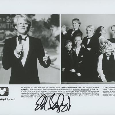 New Vaudevillians Too Ed Begley Jr. signed photo. JSA