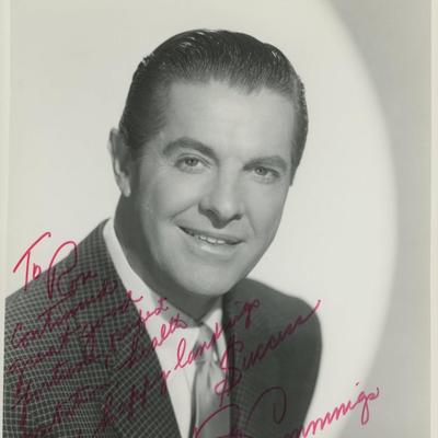 Robert Cummings signed photo