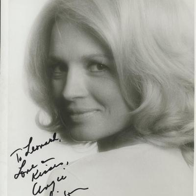 Angie Dickinson signed photo