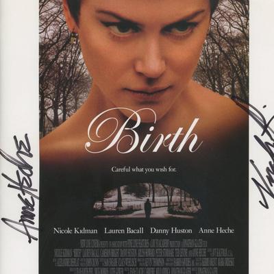 Birth signed movie booklet