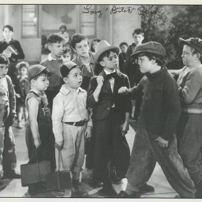 Our Gang Tommy Bond signed photo