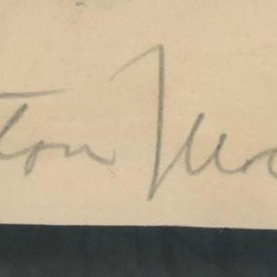 Barton MacLane original signature