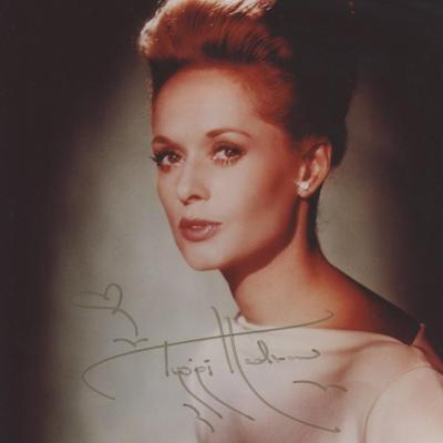 Tippi Hedren signed photo