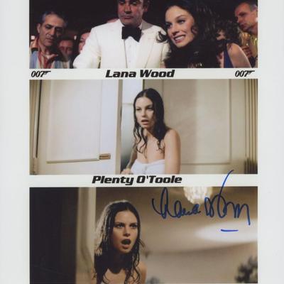 Diamonds Are Forever signed movie photo. JSA