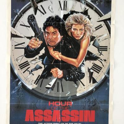 Hour of the Assassin signed movie poster