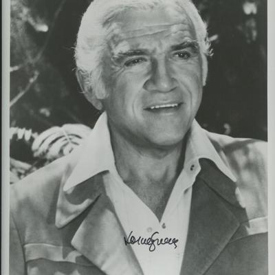 Bonanza Lorne Green signed photo