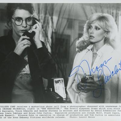 Morgan Fairchild signed photo. JSA