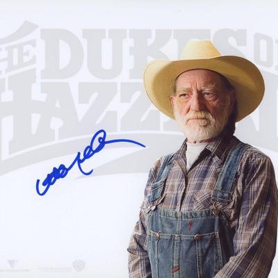 Willie Nelson signed photo