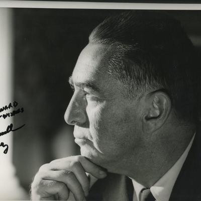 MacDonald Carey signed photo