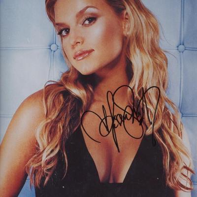 Jessica Simpson signed photo