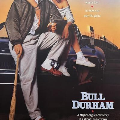 Bull Durham 1988 original movie poster