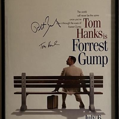 Forrest Gump cast signed movie poster