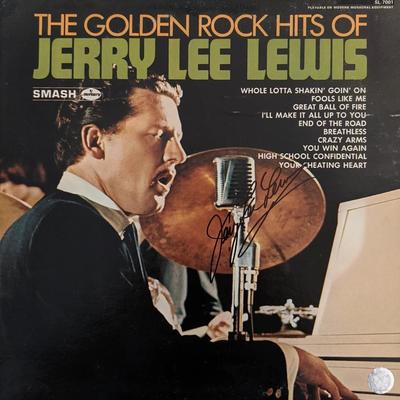  Jerry Lee Lewis Signed Album. GFA Authenticated