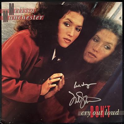 Melissa Manchester signed Don't Cry Out Loud album