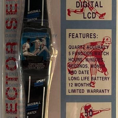 Baseball collectors watch. Tom Glavine, Greg Maddoux and Steve Avery