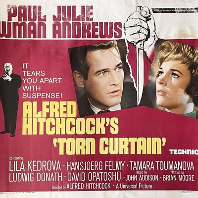 Torn Curtain 1966 vintage movie poster