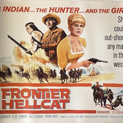 Frontier Hellcat 1966 vintage movie poster 