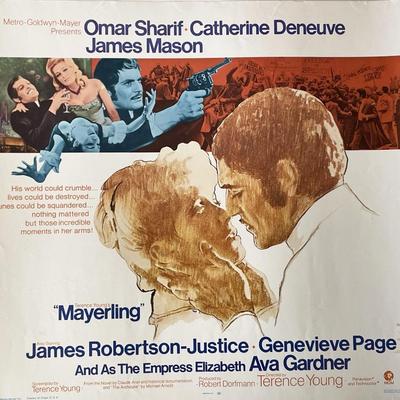 Mayerling 1968 vintage movie poster